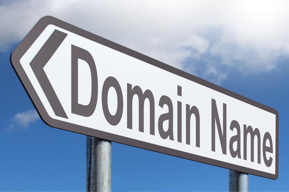 Sign that says "Domain Name"